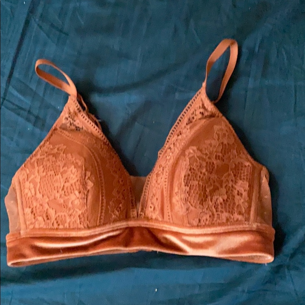 Gold bra